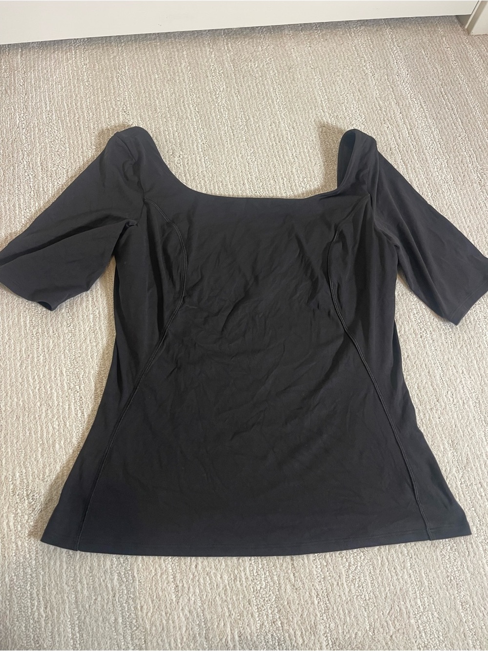 lululemon athletica Black Scoop-Neck Stretch Tunic